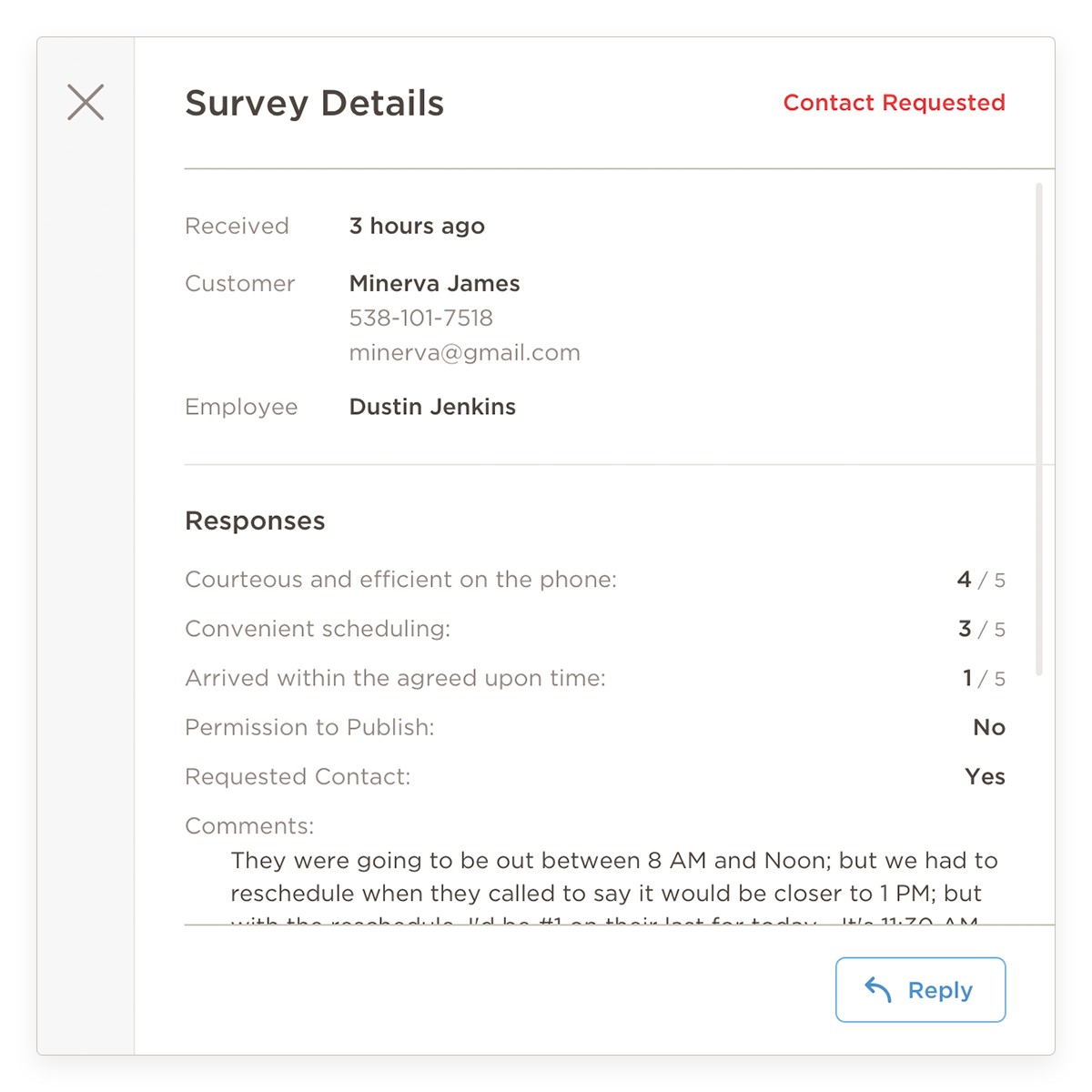 Satisfaction Surveys